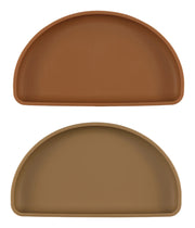 Silicone Toddler Plates Set - Nature